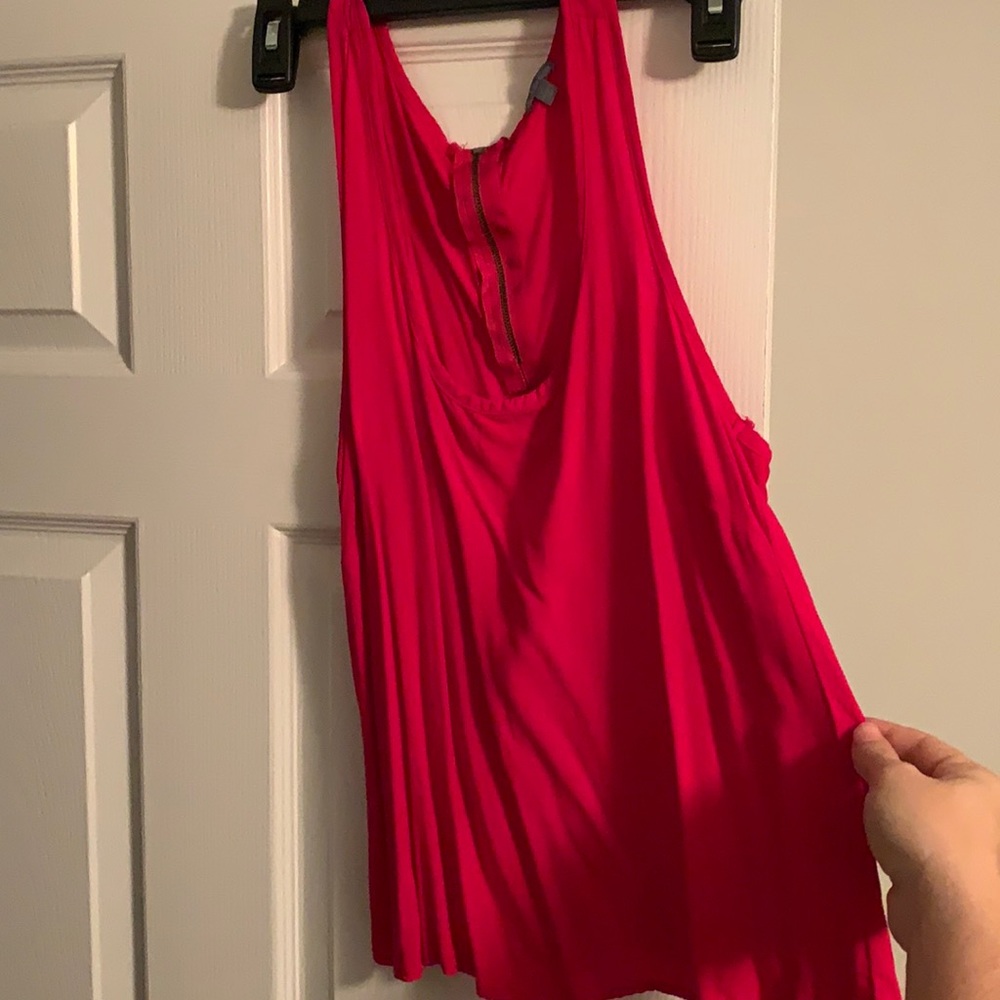 Charlotte Russe Dark pink Tank dressy style L